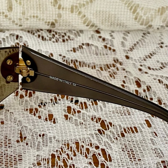 Celine, Triomphe, Wrap Around Brown Sunglasses SC003 COLS28Y Italy - Picture 9 of 12